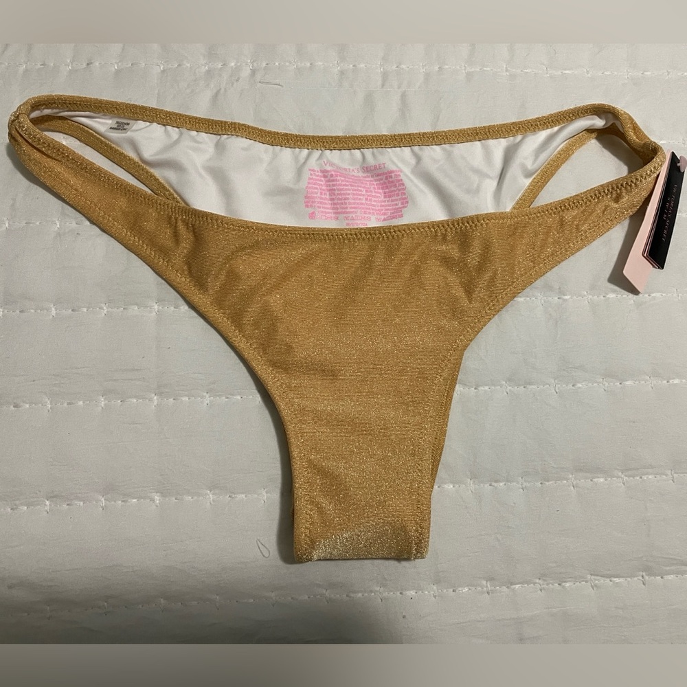 Victoria’s Secret Gold bikini Bottoms